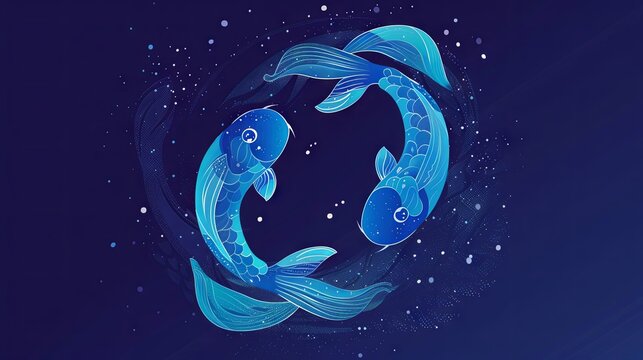 Astrological symbol of fish
