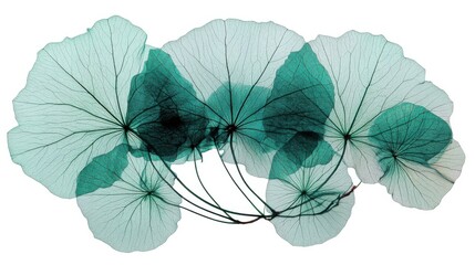 Overlapping Cluster of Xanthosoma Leaves