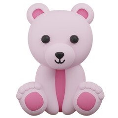 3D Polar bear Illustration