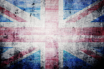 United Kingdom Flag Retro Background