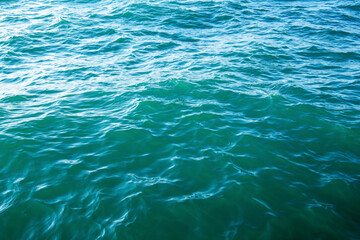 Fototapeta premium Blue sea water background texture