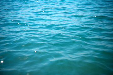 Blue sea water background texture