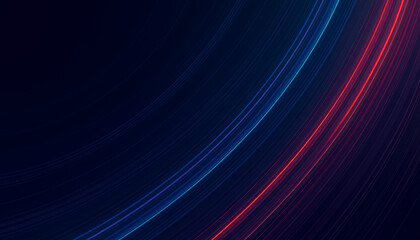 Fototapeta premium Dynamic lines on dark background