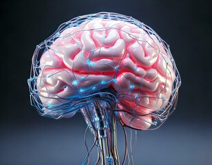 3d rendered illustration of human brain