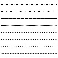 set of line design black and white page