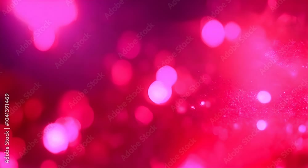 Aufkleber sparkling red glitter with bokeh lights abstract background animation for videos and presentations 4