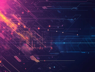 Fototapeta premium Digital Abstract Background