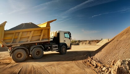 Obraz premium Forklifts move materials in warehouses effortlessly. 