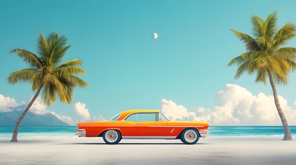 Retro beach cruiser