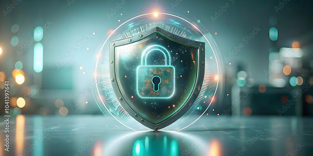 Poster soft abstract background with holographic deal icons for business agreement themes, featuring neutra