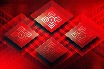 abstract red background