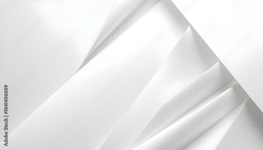 Aufkleber grey white abstract background modern design copy space for your text. minimal geometric white light