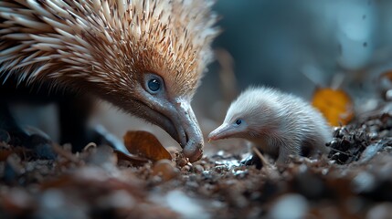 Fototapeta premium 様々な野生動物の母と子供