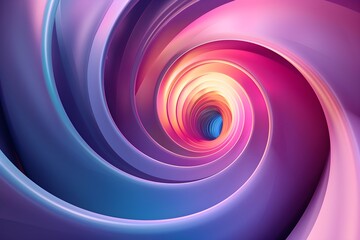 A computer screen with a spiral design on it