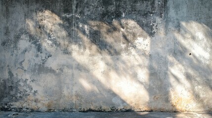 Abstract Textured Wall with Light Shadows