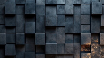 Abstract Monochrome Triangular Mosaic: A Study in Depth and Dimension