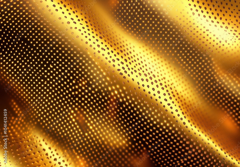 Poster shiny golden texture with abstract pattern creating luxurious and elegant background