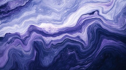 Abstract Purple and Blue Swirls