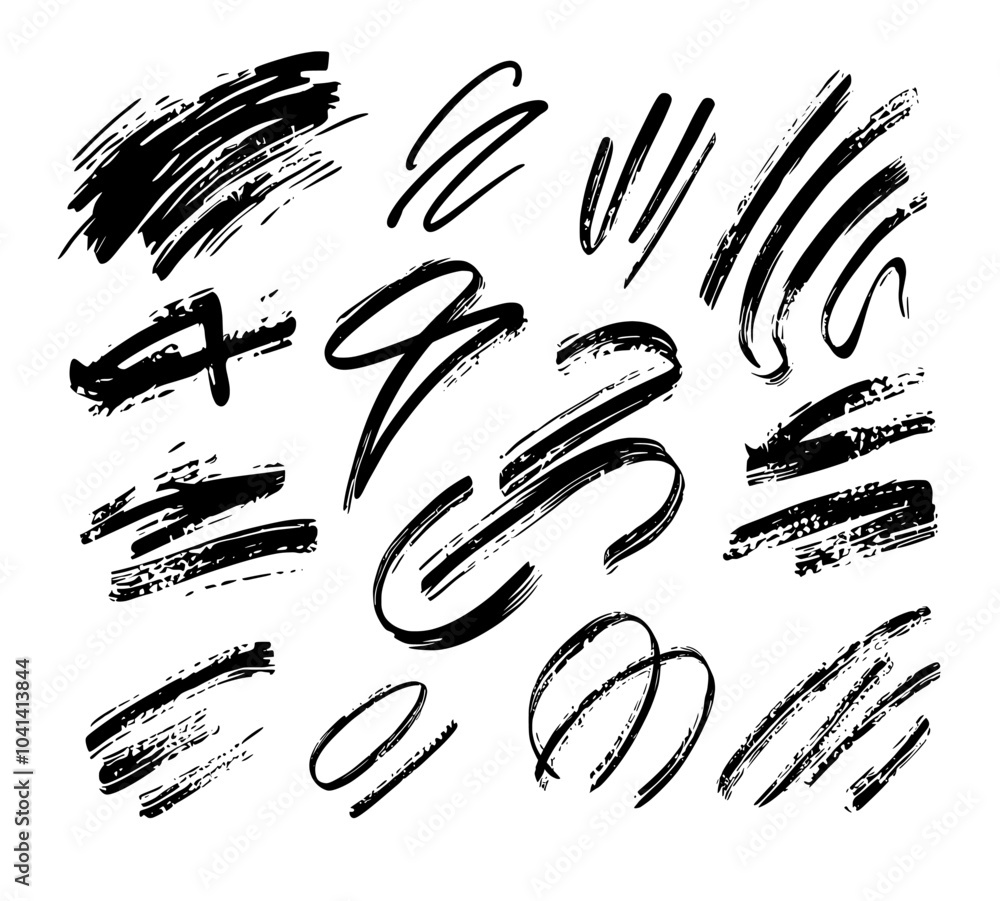Aufkleber arrays of lines are used as backgrounds. hand drawn patterns. black and white illustrations for post