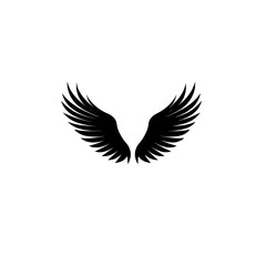 Fototapeta premium Wings icon modern. Fly illustration sign collection. Pilot symbol.