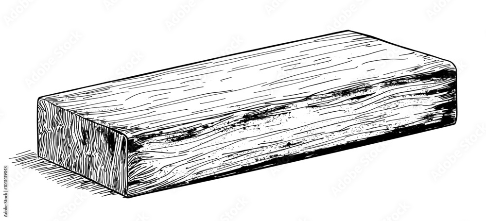 Aufkleber an empty pile of paper blanks on a monochrome background is an ideal illustration for a web graphic 