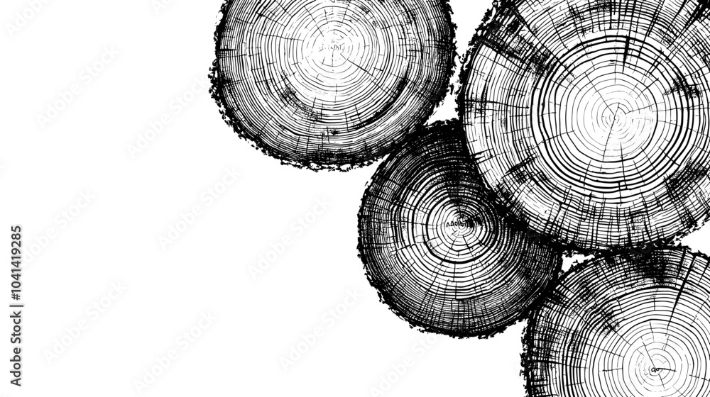 Poster a round wooden dust grunge design element. grunge texture effect. distressed overlay rough textured.