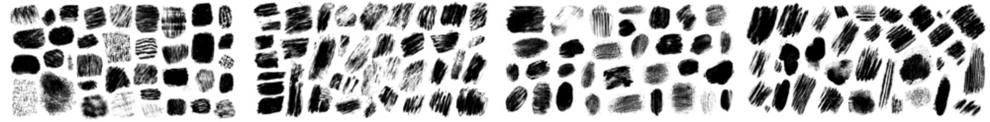 Hand drawn grunge design elements abstract doodles