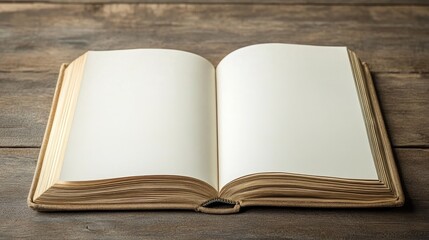 Fototapeta premium Open blank business process book