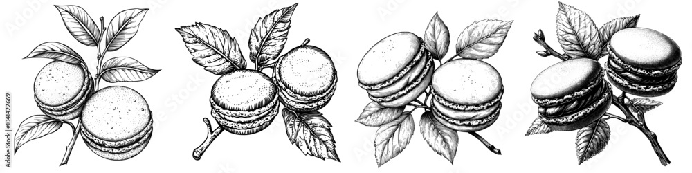 Aufkleber hand drawn illustration of marula with transparent background