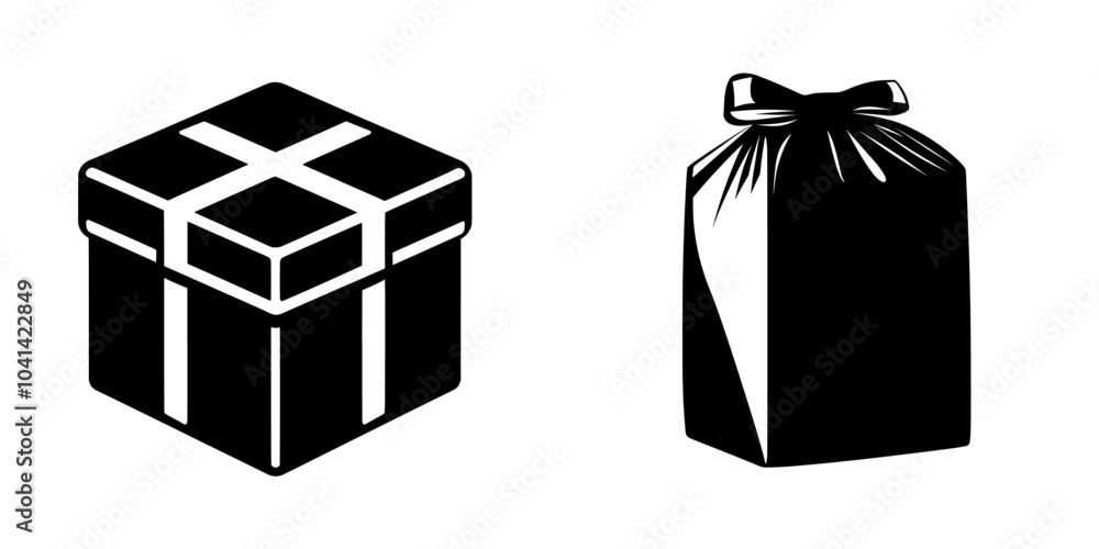 Poster Template for a box package icon based on a modern design