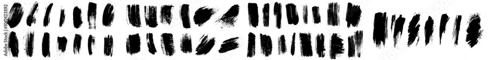Aufkleber the abstract horizontal grunge background templates features small black spots with jagged edges and