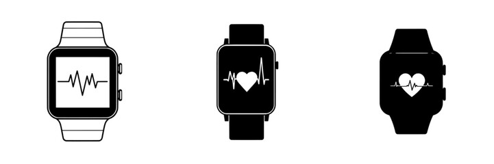 The sport watch icon has a solid, modern design that is trendy