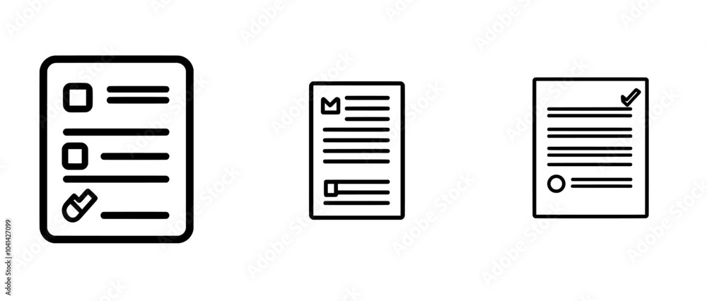 Poster a basic document outline has black lines representing text and folded corners in the top-right. it c