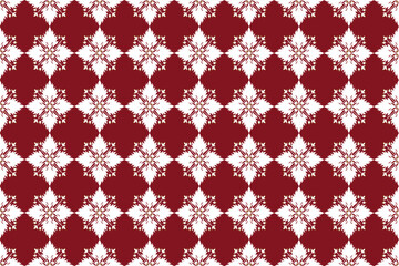 vector seamless pattern of white flowers on lilac background.