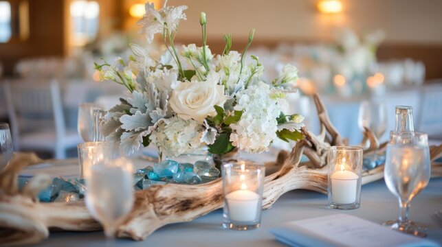 Chic Coastal Reception