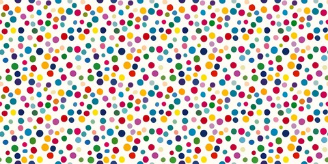 Polka dot pattern with a cheerful and playful design for kids. seamless background pattern