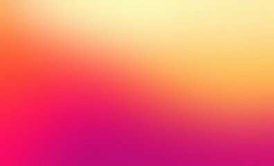 Magenta yellow red gradient blur abstract background.