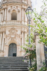 cathedral in the old town of Modica in Sicily