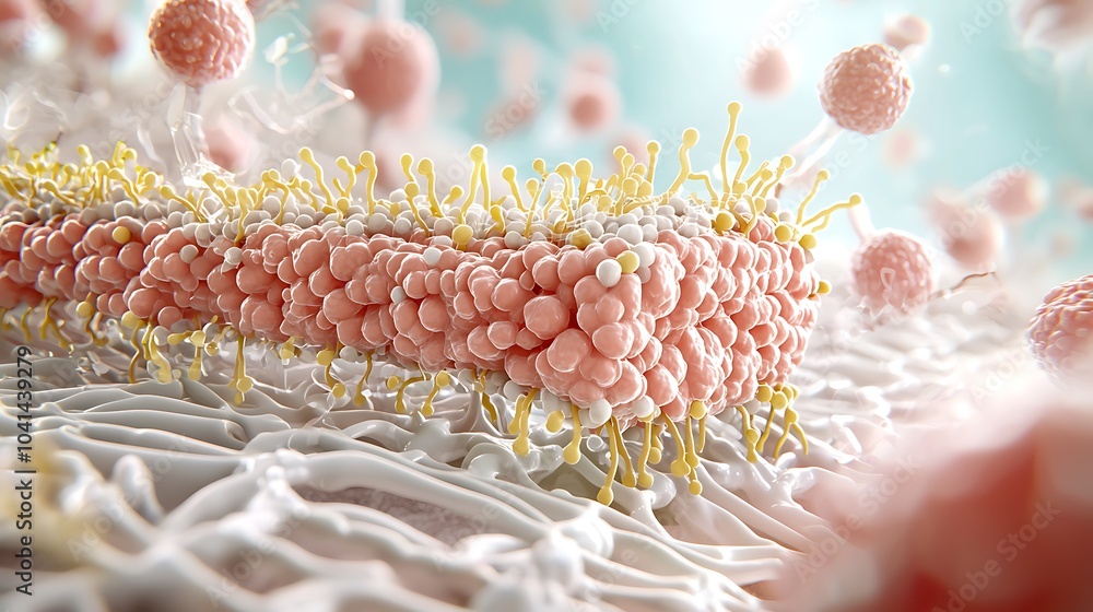 Poster exploring the intricacies of cellular structures a journey into the microscopic world of membranes a
