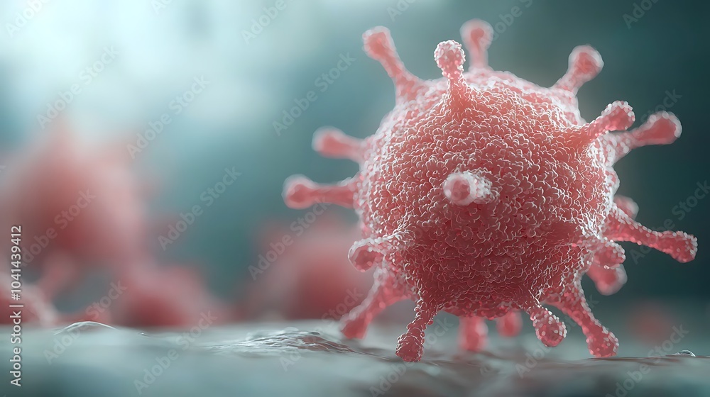 Poster microscopic exploration of viral structures understanding the intricate world of viruses through adv