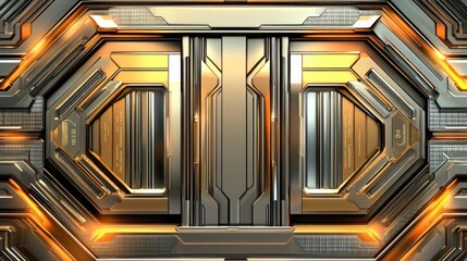 Obraz premium Luxurious Dark Gold Abstract Background Design