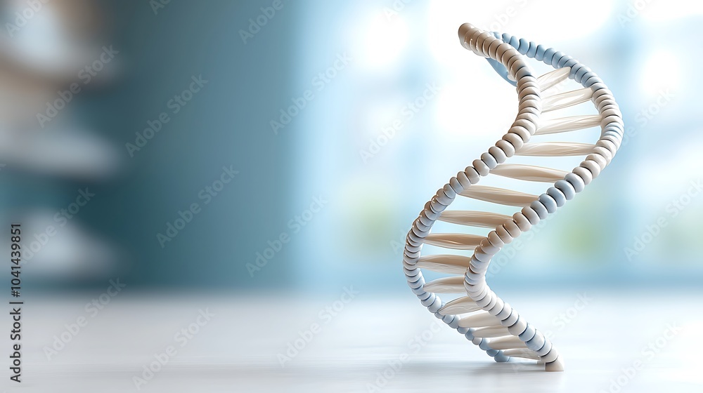 Poster exploring the intricacies of dna structure a deep dive into genetics and molecular biology with 3d r