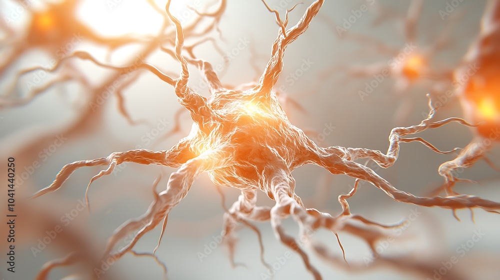 Poster exploring the intricacies of neurons unraveling the mysteries of neural networks and connectivity in