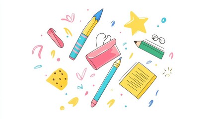 Cheerful Minimalist Illustration for Teachers' Day