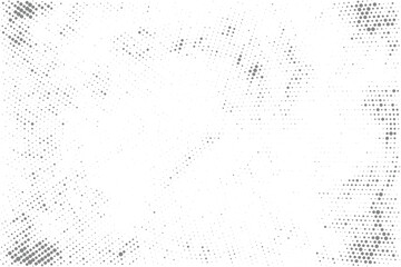 Black and white grunge halftone pattern texture background
