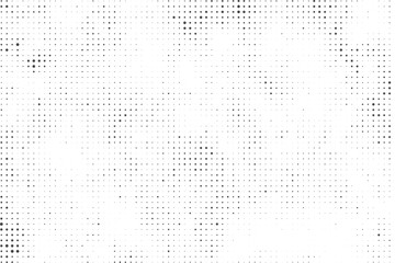 Black and white grunge halftone pattern texture background
