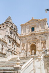 Obraz premium view of the city of Noto in Sicily