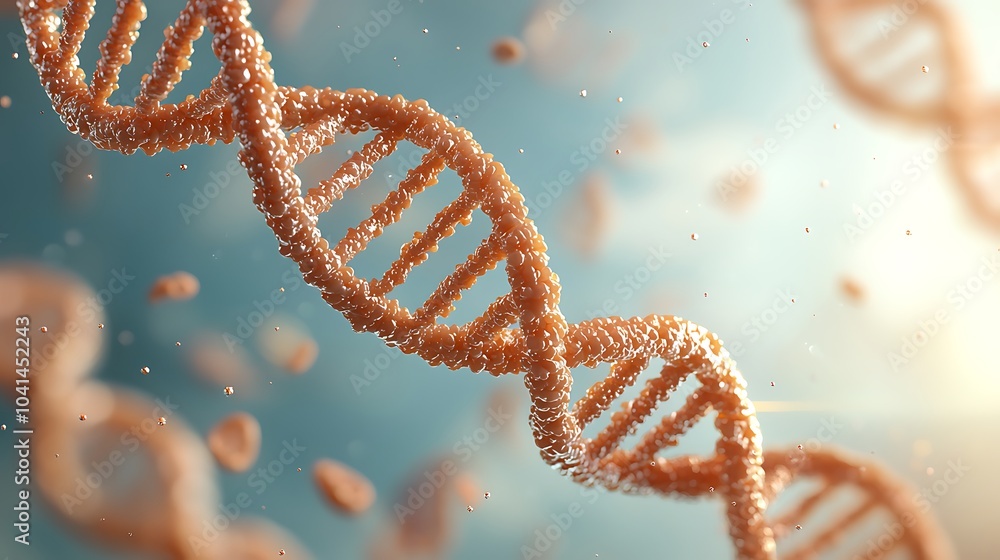 Poster exploring the intricacies of dna the blueprint of life and its significance in modern science and me