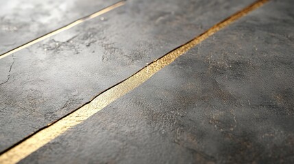 Fototapeta premium Elegant Textured Surface with Gold Accent
