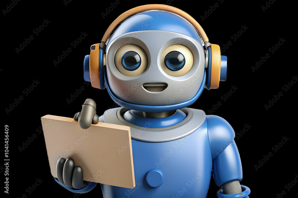 Poster ai customer support icons smiley face on plain background - symbolizing customer satisfaction and su